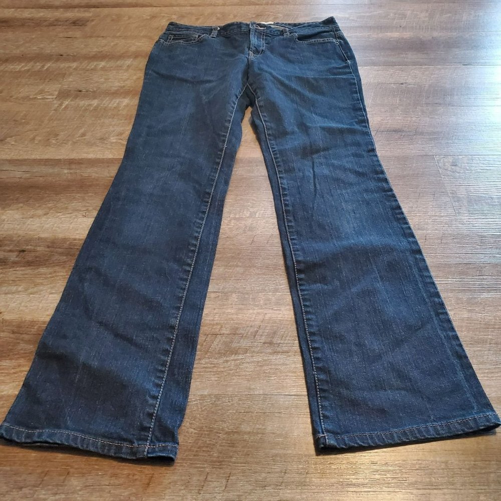 Ann Taylor Women's Boot Cut Jeans - Dark Blue